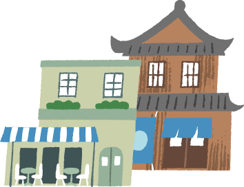 お店のイラスト